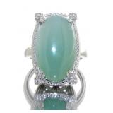 Antique Style 22.50 ct Jade Cocktail Ring