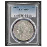 1882 -O PCGS MS62 Morgan Silver Dollar