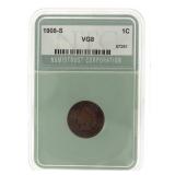 1908-S Indian Head Copper Cent *KEY Date
