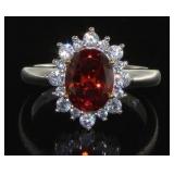 Oval 3.00 ct Ruby Cocktail Ring