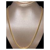 10kt Gold 24" Franco Chain