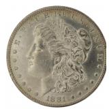 1881 Philadelphia BU Morgan Silver Dollar *Key