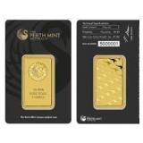 One Ounce: Perth Mint Australia .999 Fine Gold Bar