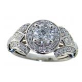 14kt Gold 1.53 ct Round Brilliant Diamond Ring