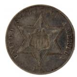 1861 Silver Three Cent Piece *Key