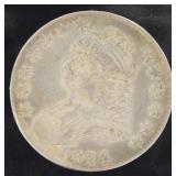 1824 Capped Bust Silver Half Dollar