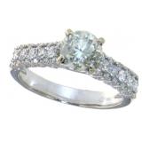 14kt Gold Round Brilliant 1.77 ct Diamond Ring