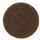 1853 Braided Hair Copper Large Cent