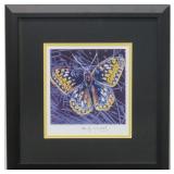 Butterfly Print Plate Signed Andy Warhol