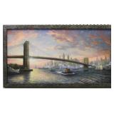 The Spirit Of New York Giclee On Canvas T Kinkade