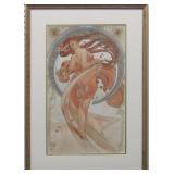 Dance Giclee By Alphonse Mucha