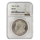 1882 MS63 Carson City Morgan Silver Dollar
