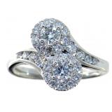 14kt Gold Brilliant 1.00 ct Ever Us Diamond Ring