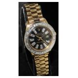 18kt Gold Oyster Datejust Rolex Lady President