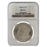 1884 Carson CIty MS63 Star Morgan Silver Dollar
