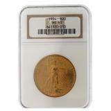 1924 St. Gaudens MS65 GEM $20.00 Gold Double Eagle