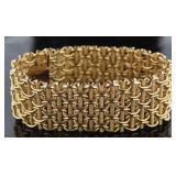 18kt Gold XXL Designer UnoAErre Designer Bracelet
