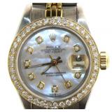 Rolex Oyster Lady Datejust 26 w/MOP & Diamond