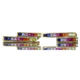 10kt Gold Genuine Gemstone Earrings