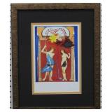 The Judgement Print Plate Signed by Salvador Dali