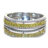 10kt Gold Fancy Yellow Diamond Ring