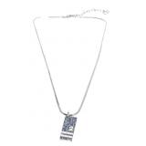 Dior No.2 Trotter Dog Tag Pendent Plate Necklace