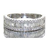 10kt Gold Brilliant 3/4 ct Baguette Diamond Ring
