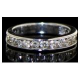 14kt Gold 1.00 ct Channel Set Diamond Ring