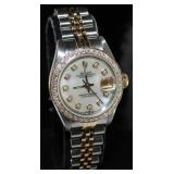 Rolex Oyster Lady Datejust 26 w/MOP & Diamond