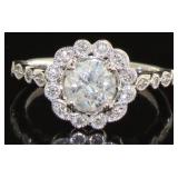 14kt Gold 1.15 ct Round Brilliant Diamond Ring