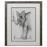 Elephant Giclee by Salvador Dali