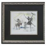 Don Quioxte and San Pedro by Salvador Dali