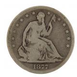 1877-S Seated Liberty Silver Half Dollar