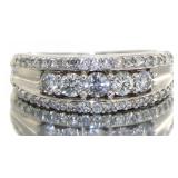 14kt Gold Brilliant 1.00 ct Diamond Designer Ring