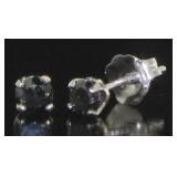 10kt Gold 1/5 ct Black Diamond Stud Earrings