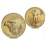 2021 Type 2 American Eagle $10.00 Gold Coin