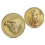 2021 Type 2 American Eagle $10.00 Gold Coin