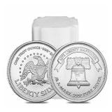 One Ounce - A-Mark .999 Fine Silver Liberty Coin