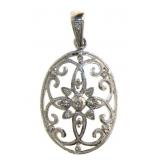 Genuine Diamond Accent Pendant