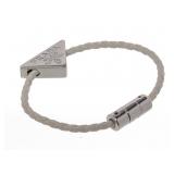 Prada Braided White Bracelet
