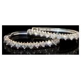 Brilliant 1.00 ct Elongated Diamond Hoop Earrings