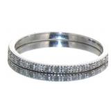 Genuine 1/3 ct Diamond Eternity Band