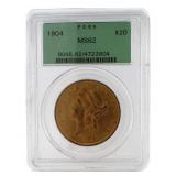 1904 MS62 Liberty Head $20.00 Gold Double Eagle