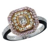 18kt Gold Brilliant 3/4 ct Diamond Designer Ring