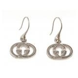 Gucci Silver Double G Earrings