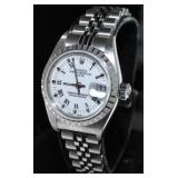 Oyster Perpetual Lady Datejust Rolex w/Roman Dial