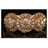 Rose Gold 1.00 ct Chocolate Diamond Ring