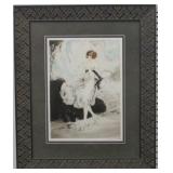 Lady With A Daisy By Louis Icart