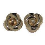 14kt Gold Clip Fashion Earrings