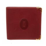 Cartier Bordeaux Must de Leather Bifold Wallet